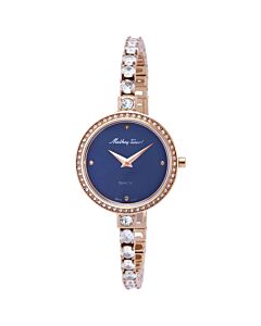 Women's Infinity Stainless Steel decorated with Swarowski crystals Blue Dial Watch