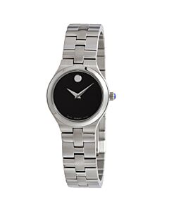 Women's Juro Stainless Steel Black Dial Watch