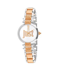 Women's Just Mio Stainless Steel Silver-tone Dial Watch