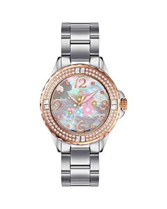 Women's La Fleur Stainless Steel Mother of Pearl Dial Watch