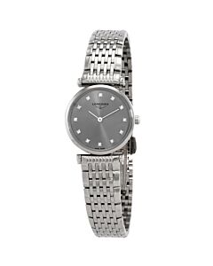 Women's La Grande Classique De Longines Stainless Steel Silver-tone Dial Watch