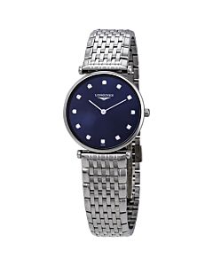 Women's La Grande Classique Stainless Steel Sunray Blue Dial Watch