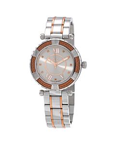 Women's LadyDiver Cable Stainless Steel Silver Dial Watch