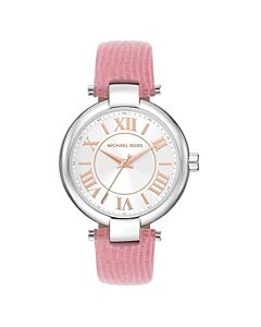 Women's Laney Leather White Dial Watch