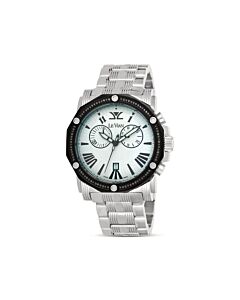 Women's Le Vian Time Chronograph Stainless Steel White Dial Watch