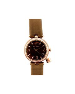 Women's Le Vian Time Satin Chocolate Dial Watch