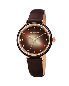 Women's Leather Brown Dial