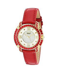 Women's Leather Mother Of Pearl Dial