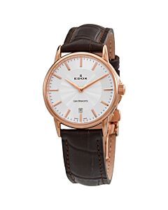 Womens-Les-Bemonts-Leather-Silver-Dial-Watch