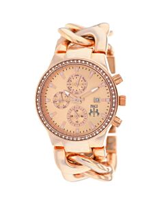 Women's Lev Stainless Steel Rose Dial Watch