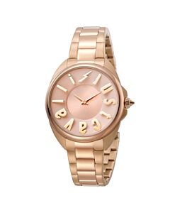 Women's Logo Stainless Steel Rose Gold-tone Dial