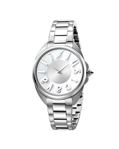 Women's Logo Stainless Steel Silver Dial