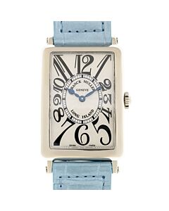 Women's Long Island Leather White Dial Watch