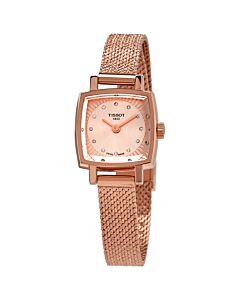 Women's Lovely Square 316L Stainless Steel Rose Gold-tone Dial