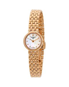 Women's Lovely Stainless Steel White Mother of Pearl Dial Watch