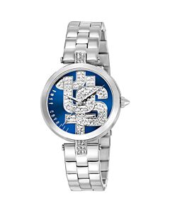 Women's Maiuscola Stainless Steel Blue Dial Watch