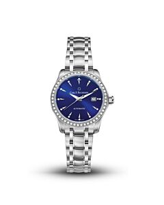 Women's Manero Autodate Stainless Steel Blue Dial Watch