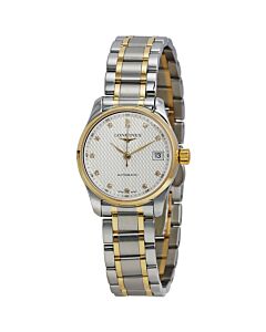 Women's Master Collection Stainless Steel and 18kt Yellow Gold Silver-colored Guilloche Dial