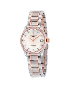Women's Master Collection Stainless Steel with Rose Gold Mother of Pearl Dial