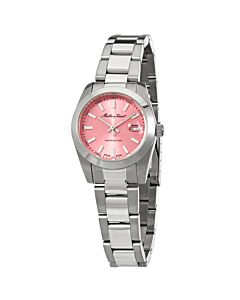 Women's Mathy I LE Stainless Steel Pink Dial Watch