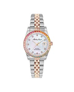 Women's Mathy Rainbow Stainless Steel White Dial Watch