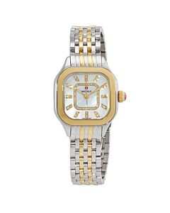 Women's Meggie Stainless Steel Mother of Pearl Dial Watch