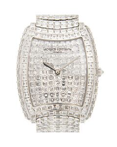 Women's Metiers d'Art 18K White Gold with Diamonds Diamond Dial Watch