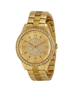 Women's Mondrian 18kt Gold-plated Stainless Steel Gold-tone Dial
