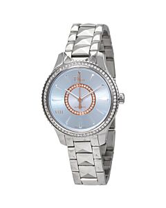 Women's Montaigne Stainless Steel Blue (Diamond-set) Dial Watch