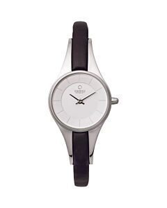 Women's Morgan Leather White Dial Watch