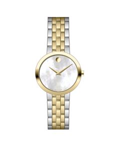 Women's Museum Classic Stainless Steel Mother of Pearl Dial Watch
