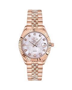 Women's Naples Stainless Steel Mother of Pearl Dial Watch