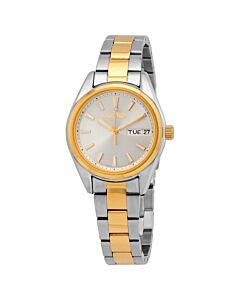 Women's Neo Classic Stainless Steel Gold Dial Watch
