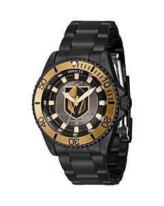 Women's NHL Stainless Steel Black Dial Watch