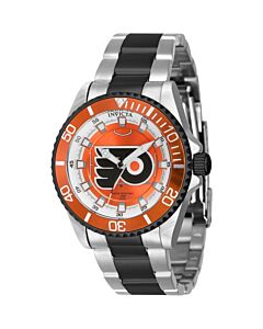 Women's NHL Stainless Steel Red and Silver and White and Black Dial Watch