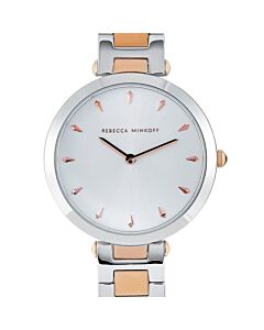 Women's Nina Stainless Steel Silver White Dial Watch
