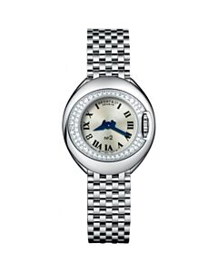 Women's No. 2 Polished Stainless Steel Silver Dial Watch