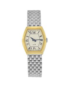 Women's No. 3 18kt Yellow Gold and Stainless Steel White Dial Watch