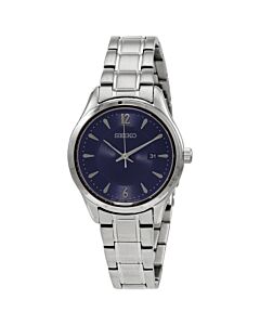 Women's Noble Stainless Steel Blue Dial Watch
