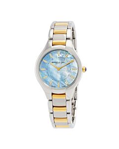 Women's Noemia Stainless Steel Blue Mother of Pearl Dial Watch
