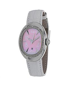 Women's Nuovo Leather Mother of Pearl Dial Watch