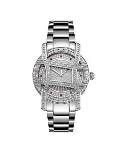 Women's Olympia Stainless Steel Silver-tone Dial Watch