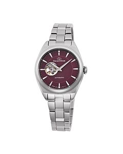 Women's Orient Star Stainless Steel Purple Dial Watch
