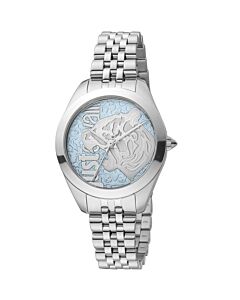 Women's Pantera Stainless Steel Blue Dial Watch