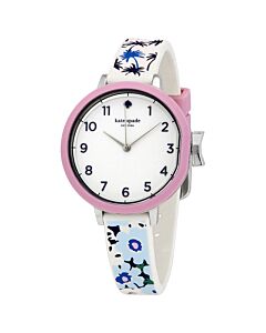 Women's Park Row Silicone White Dial Watch