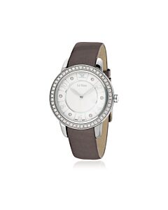 Women's Parry II Leather White Dial Watch