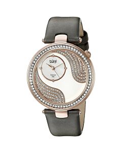Women's Satin Inner Leather Mother Of Pearl Dial