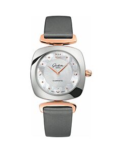 Women's Pavonina Satin Mother of Pearl Dial Watch
