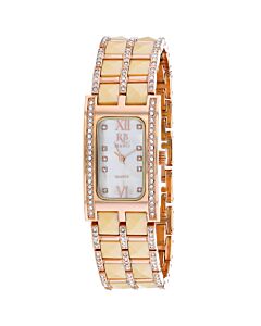 Women's Pietra Stainless Steel Mother of Pearl Dial Watch