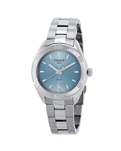 Women's PR 100 Stainless Steel Light Blue Dial Watch